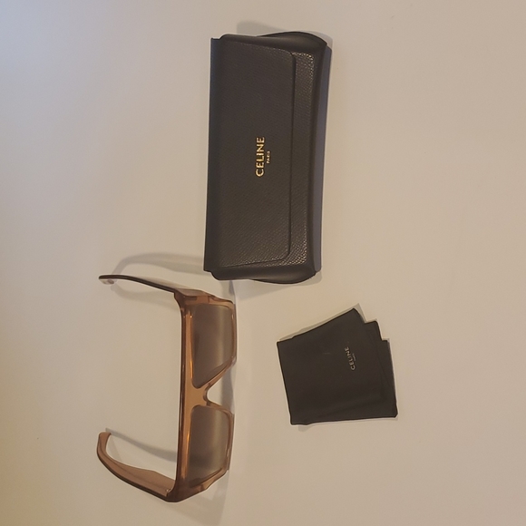 Celine Unisex Flat Top Square Sunglasses - Picture 8 of 8